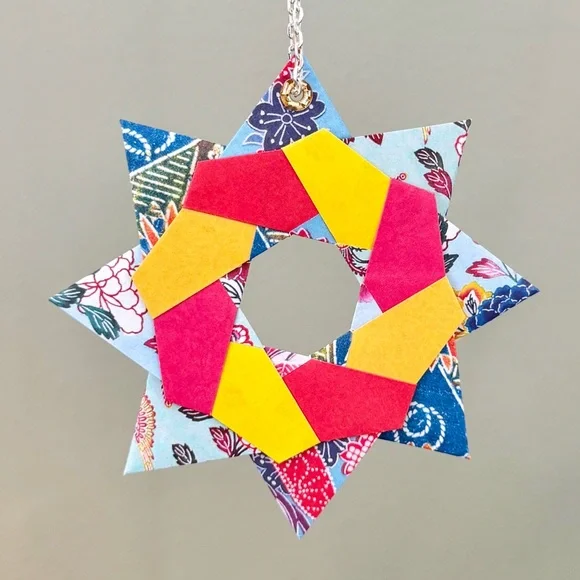 Origami Ornament #S06 - Small Star - Picture 3 of 5